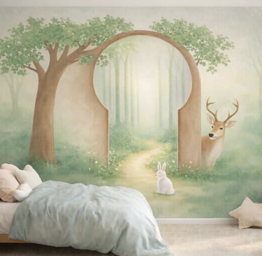 Kid's Room custom wall painting in Bangalore