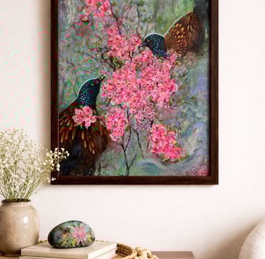 Small original nature artwork India