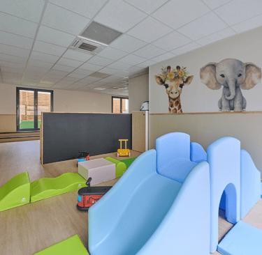 Crèche enfant impression animaux jungle