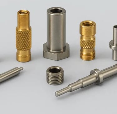 Swiss screw machining components