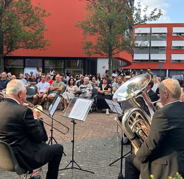 Koperkwintet Amici del Vento muziek Indië herdenking
