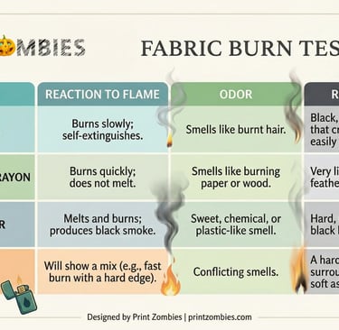 how to check if the fabric is genuine silk or Polyester