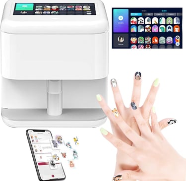 maquina impresora para uñas