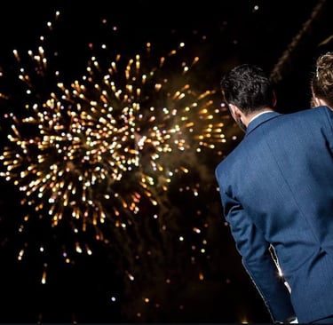 Explosión de magia bajo las estrellas