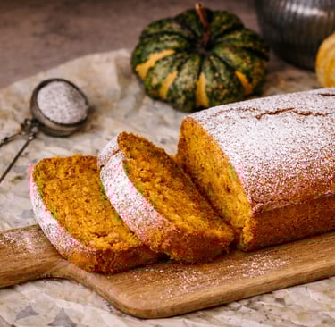 Home moments journal scene of an autumn kitchen with baked bread and warm tones