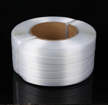 Ventora composite cord strap securing heavy industrial pallets