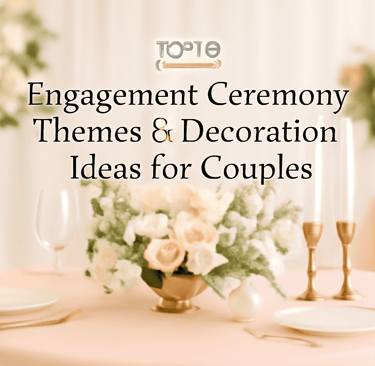 top 10 engagement ceremony themes & decoration ideas for couples