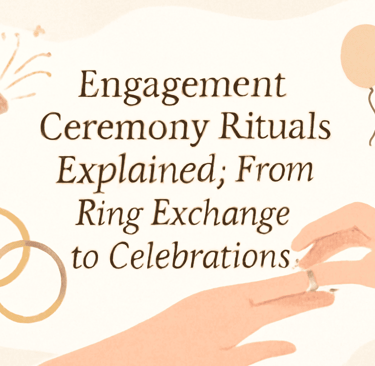 engagement ceremony rituals explained: from ring exchange to celebrations
