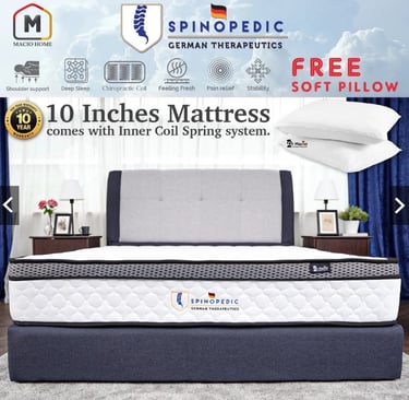 Spinopedic 10 Inches Mattress