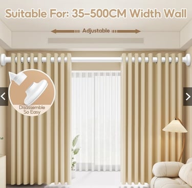 Curtain Rod no drilling