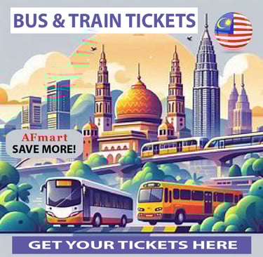 bus and train tickets