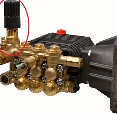 Adjust for psi on a high pressure pump