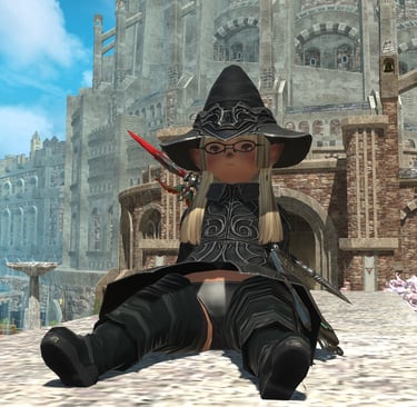 Lower Jeuno basking on sunlight