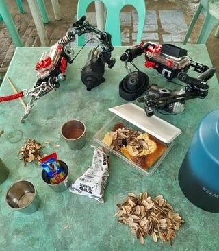 pumpkin seeds as snacks after diving with our TG6 camera