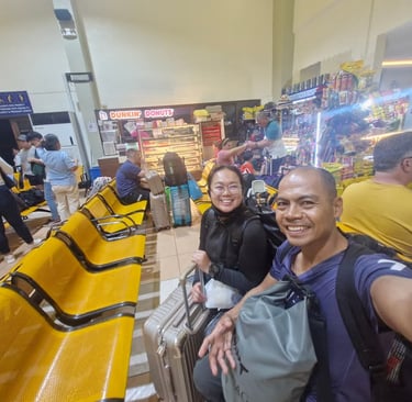 At Pier 3, Port of Cebu waiting for boarding