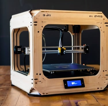 imprimante 3D en bois