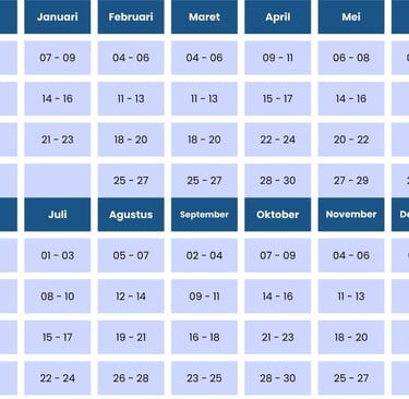 Jadwal tahun 2025 - adhikari training - diklatnesia - pelatihan rumah sakit - pelatihan tenaga kesehatan