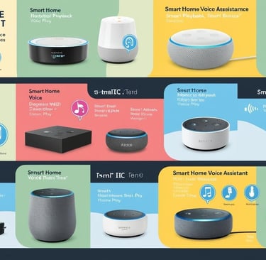 a series of smart home appliances and appliances