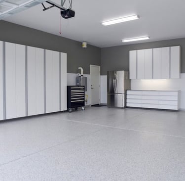 clean beatiful garage