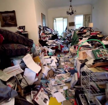 hoarder house