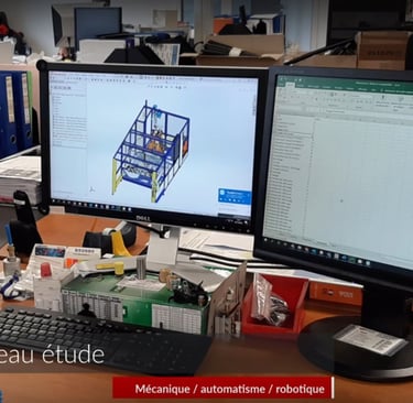 Bureau d'étude Effitech Mécanique Automatisme robotique