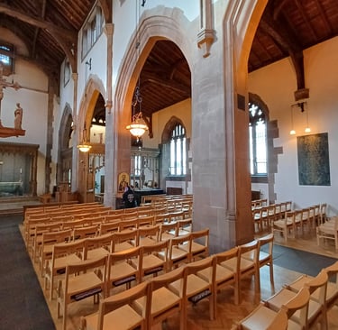 photograph of the church where the exhibition will take place
