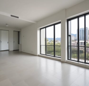 Bright living room with modern inventory
