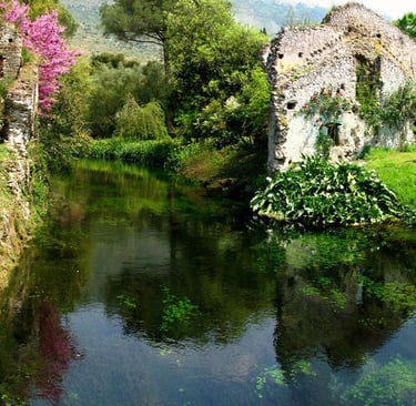 giardino- garden- Ninfa- Italy- romantic
