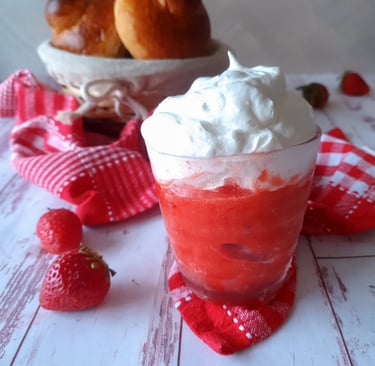 granita siciliana fragola tuppo brioche
