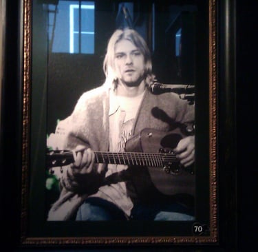 Kurt Cobain image at Hard Rock Cafe
