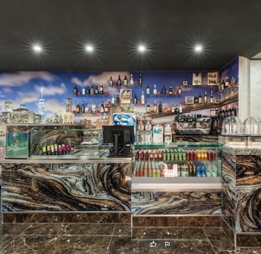 decorazione murale, stampa digitale, decorazione negozio