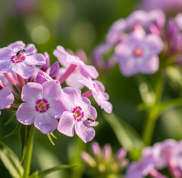 a bunch of flowers that are in the grass