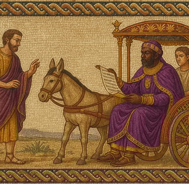 Ethiopian Eunuch in Acts 8 shatters religious boundaries due to his sexuality and ethnicity.