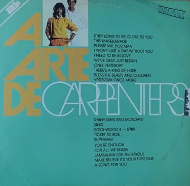 a record album cover of the carpenters's carpenters