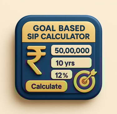 GOAL BASED SIP CALCULATOR