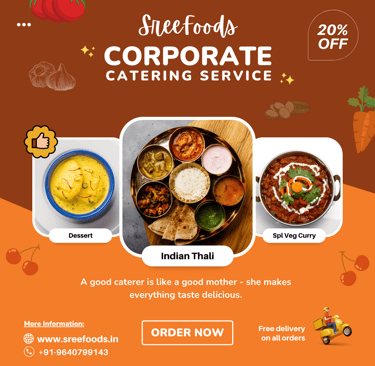 SreeFoods Corporate Catering Services - Hyderabad