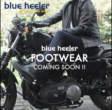 Motorrad Schuhe, blue heeler, Motorradverleih Mallorca, Royal Motos Mallorca 