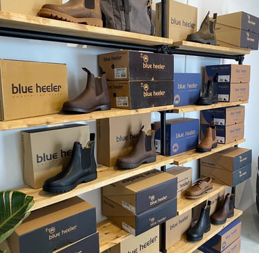 Herrenschuhe von Blue Heeler, verkauf in Arta Mallorca, Royal Motos y mas Motorradverleih