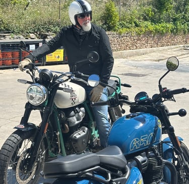 Motorrad touren, Royal Enfield, Motorrad Vermietung Mallorca