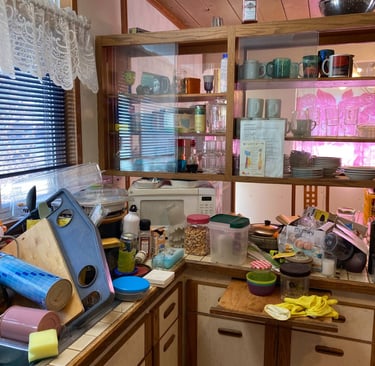 before kitchen organization