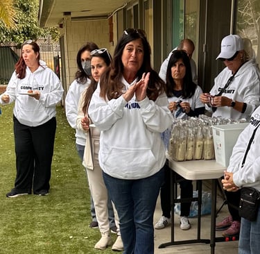 Connecting A Caring Community volunteers help LA wildfire victims