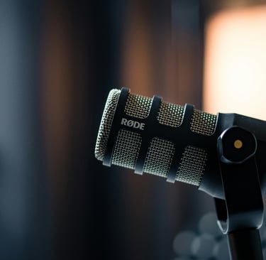 a microphone 