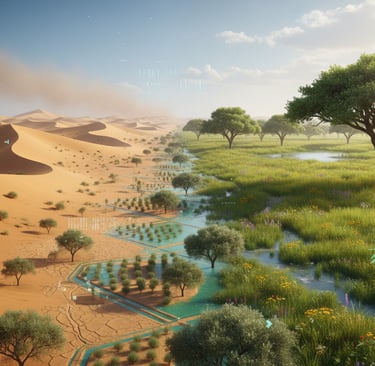 front perhaps the most significant and challenging of these unintended consequences. The Sahara, in its current desert