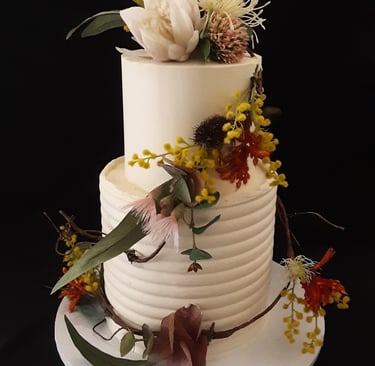 Swan Yacht Club Wedding Cake