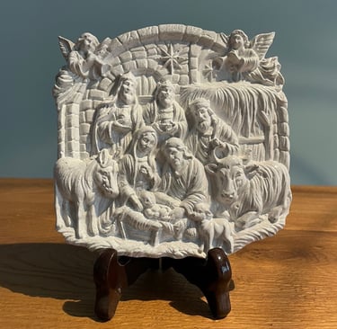 Natività realizzata in polvere di marmo