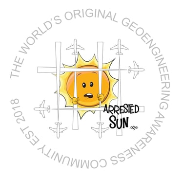 Arrested Sun Logo - Wotld's Original Geoengineering Awareness Community