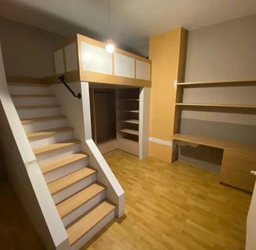 aménagement sous escalier