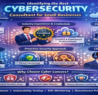 cybersecurity consultant for small businesses