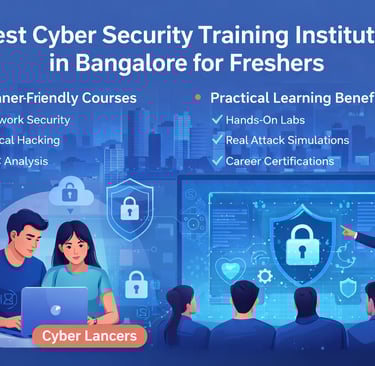 Cybersecurity training for freshers in Bangalore