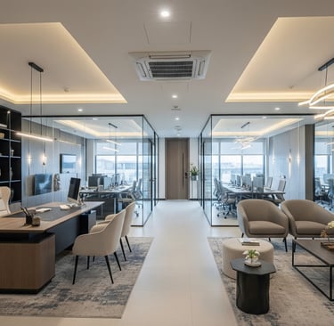 Office Renovation. Luxury Finish. Luxury Interior Design.